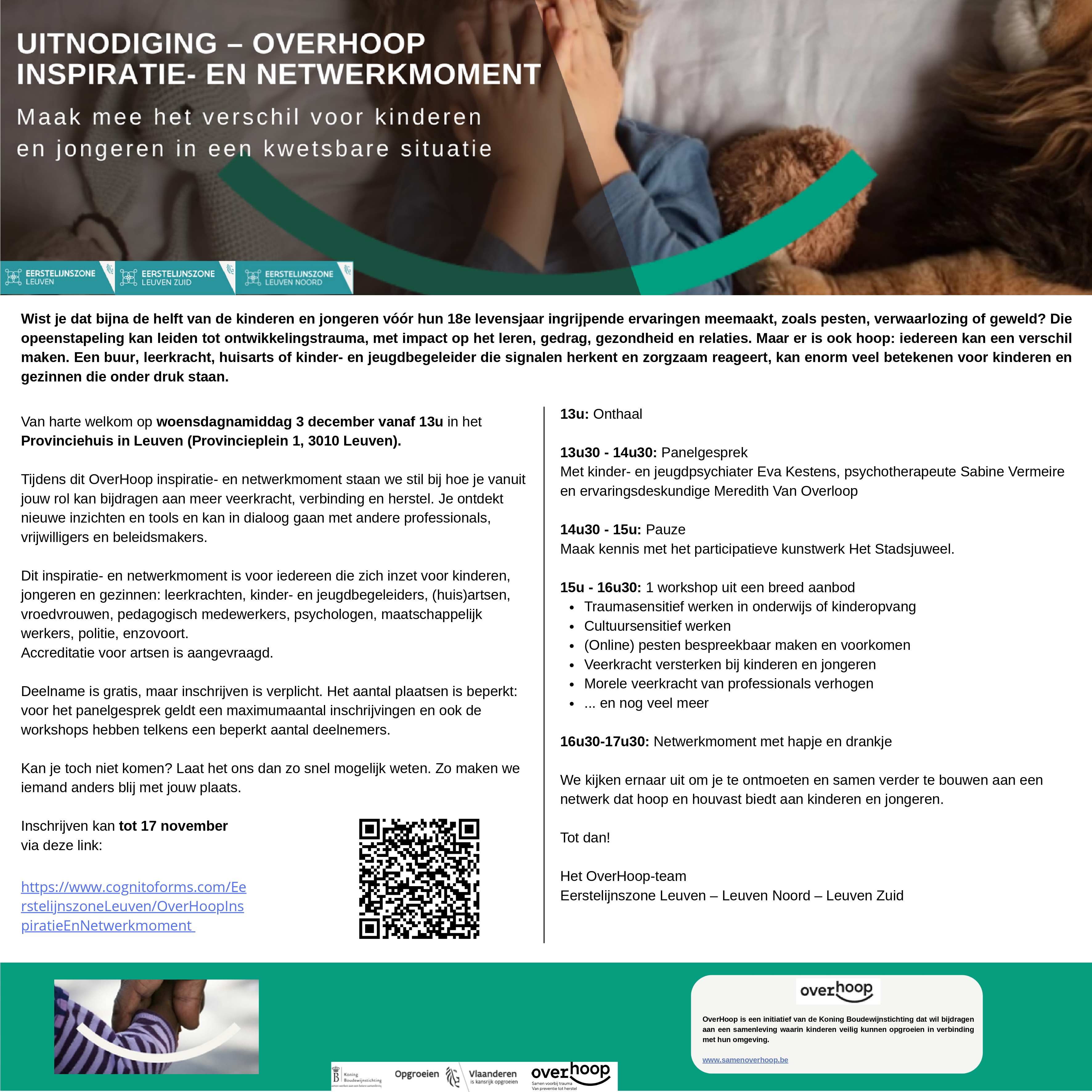 Uitnodiging OverHoop Inspiratie- en Netwerkmoment