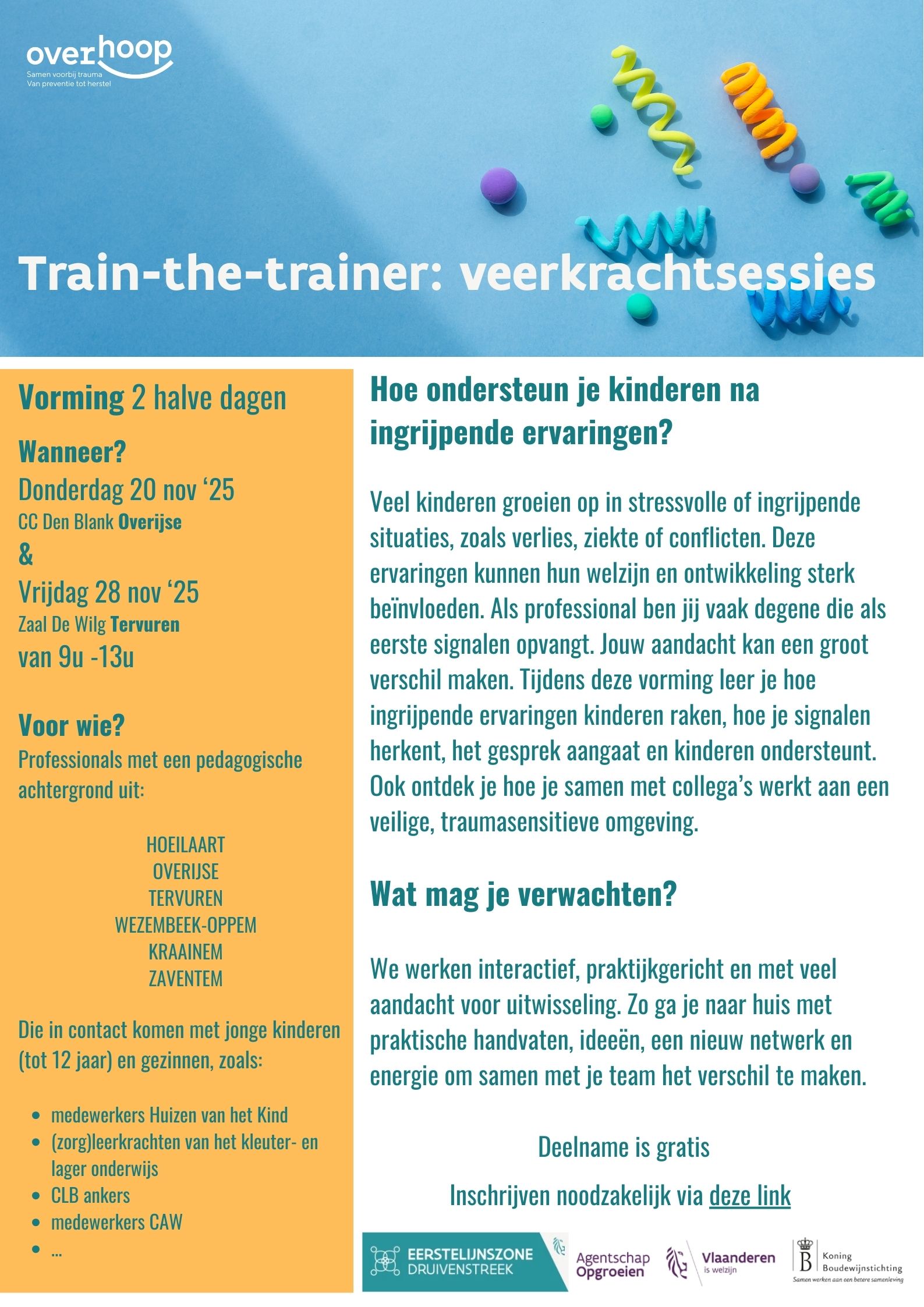 Train-the-Trainer veerkrachtsessies