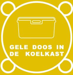 Sticker Gele Doos ELZ Herkenrode
