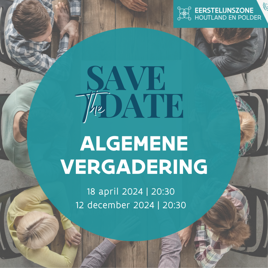 Save the date Algemene vergadering